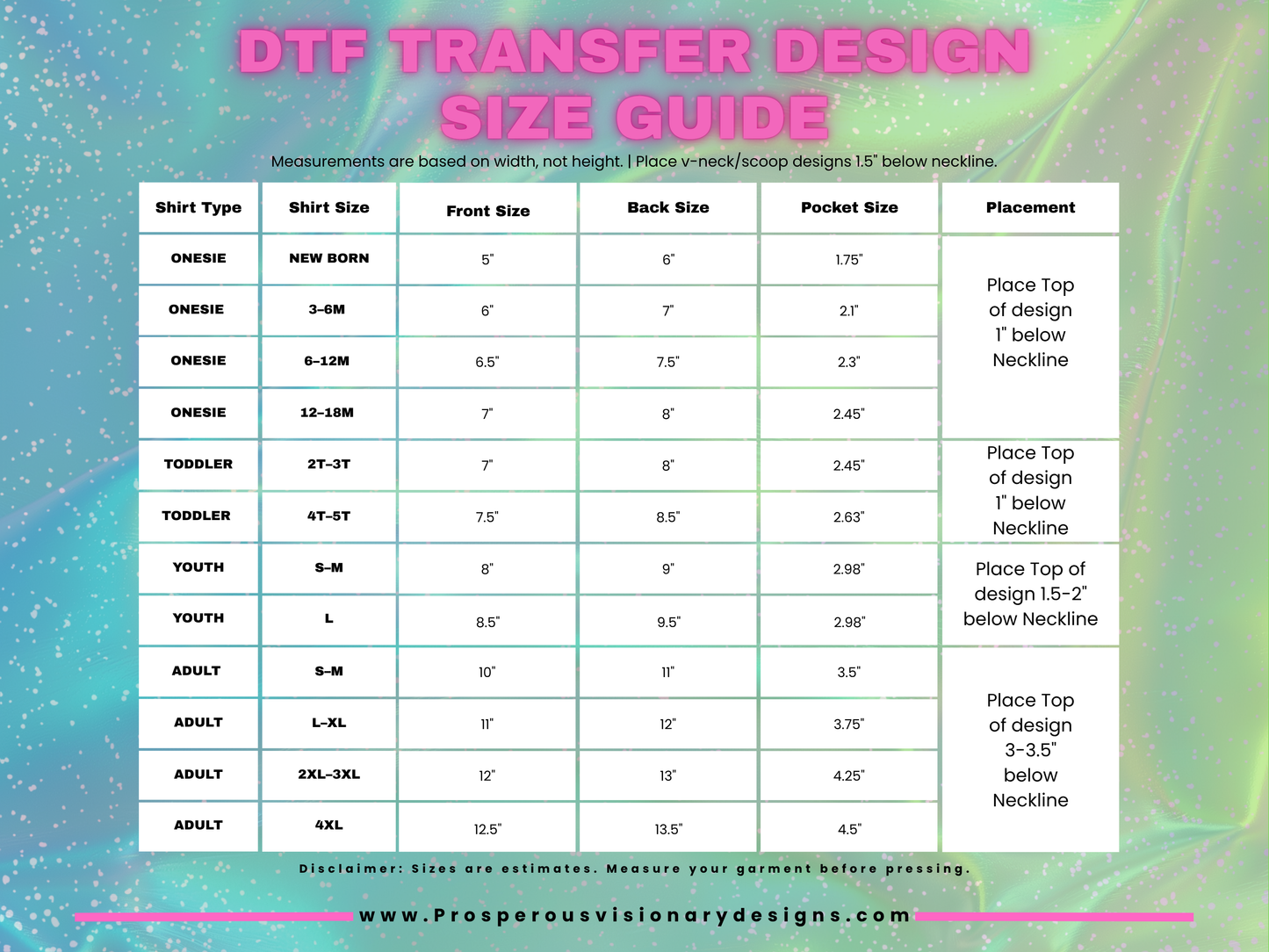 13" DTF Gang Sheet Builder