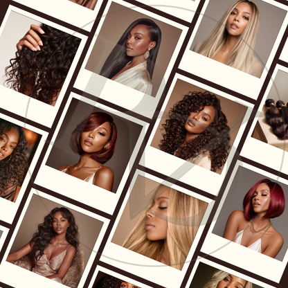 50+ Luxury Hair Branding Photos