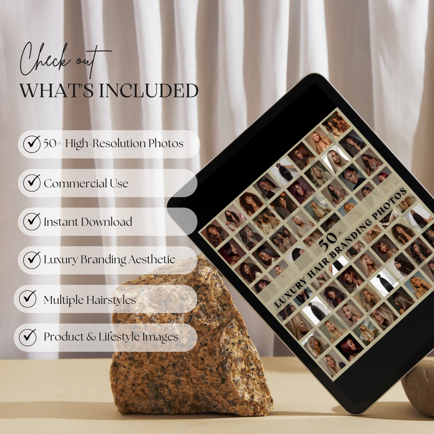 50+ Luxury Hair Branding Photos