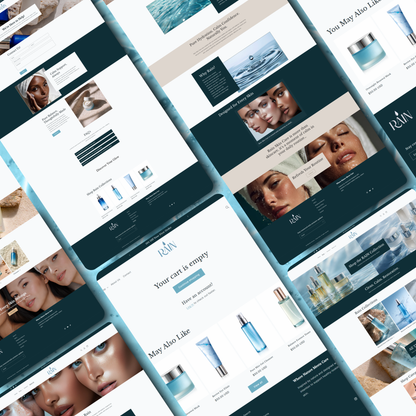 RAIN Skin Care – Luxury Shopify Website Template