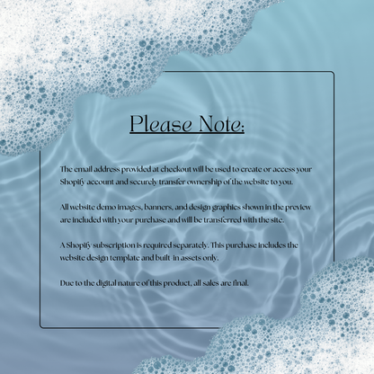 RAIN Skin Care – Luxury Shopify Website Template