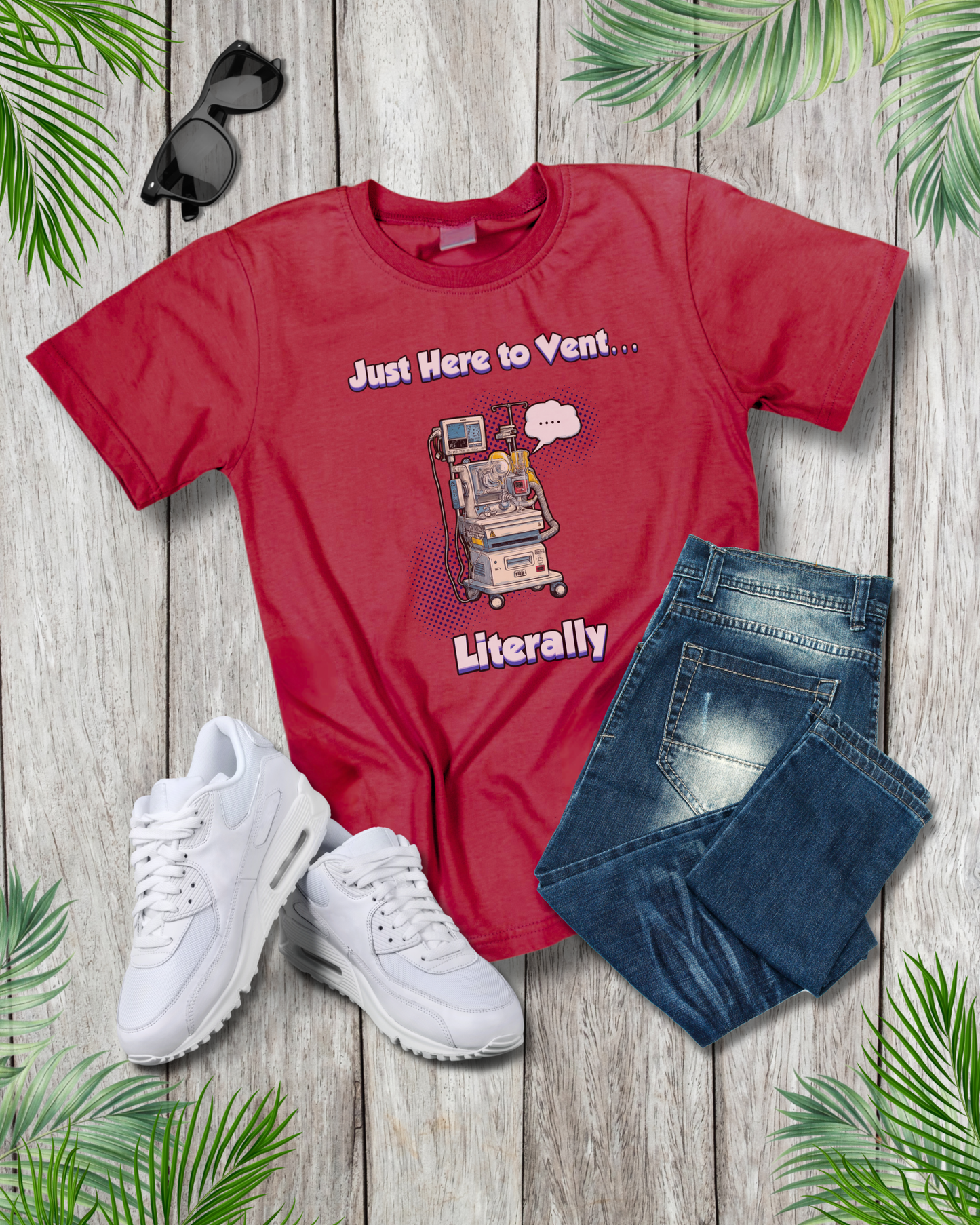 Just Here to vent T-Shirt - RT