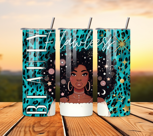 Flawless Beauty - 20 oz Stainless Steel Tumbler