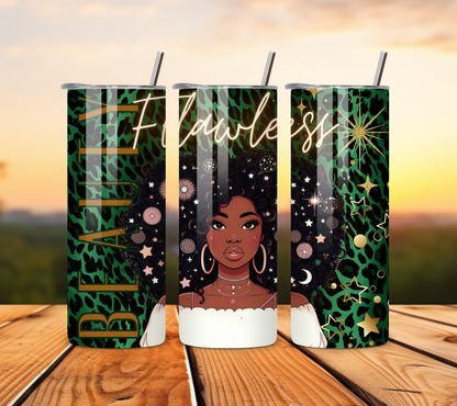 Flawless Beauty - 20 oz Stainless Steel Tumbler