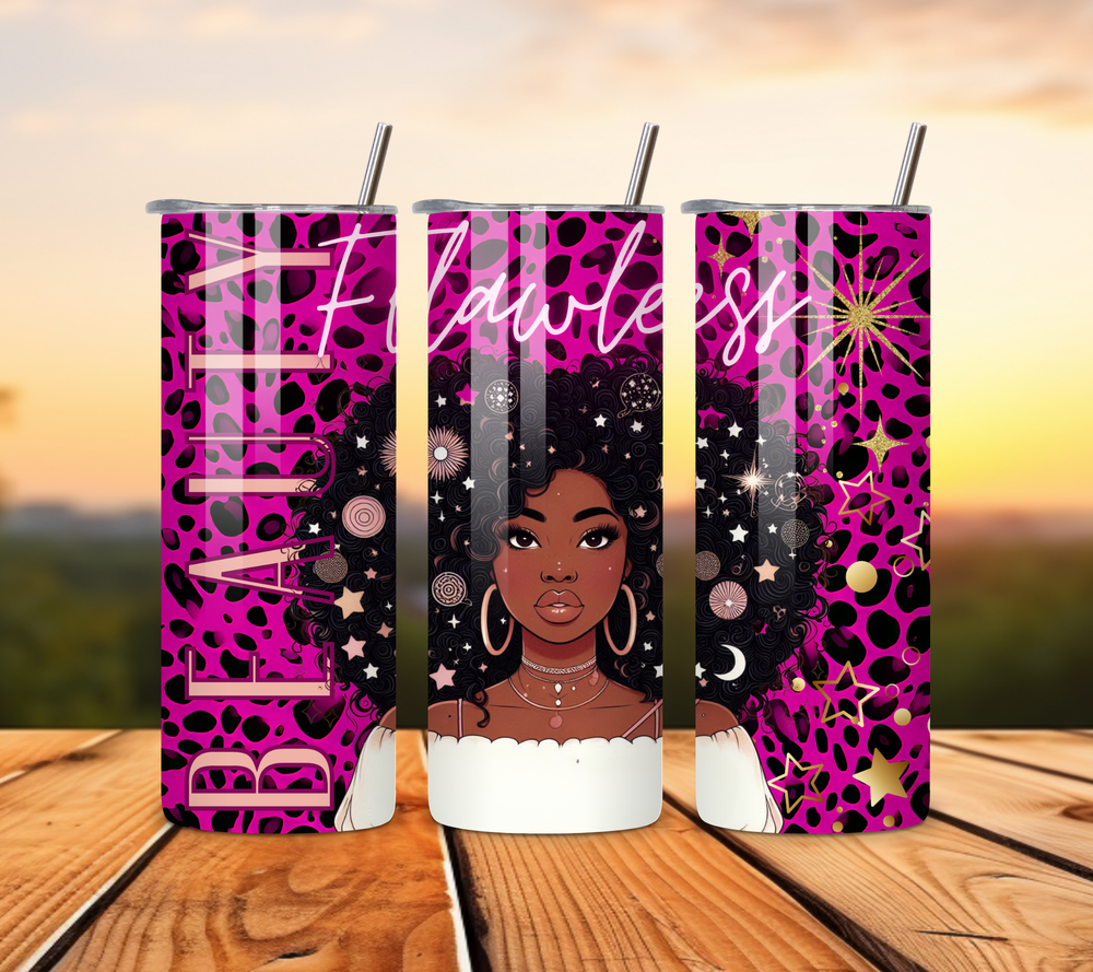 Flawless Beauty - 20 oz Stainless Steel Tumbler