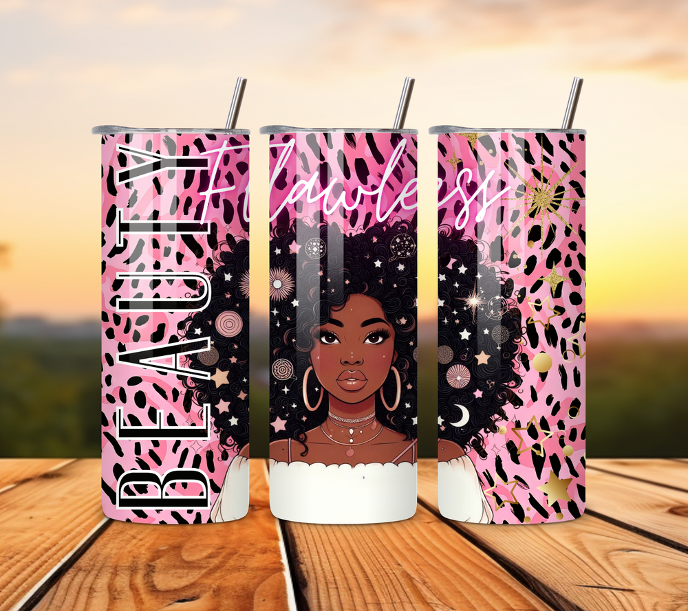 Flawless Beauty - 20 oz Stainless Steel Tumbler