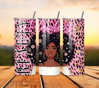 Flawless Beauty - 20 oz Stainless Steel Tumbler