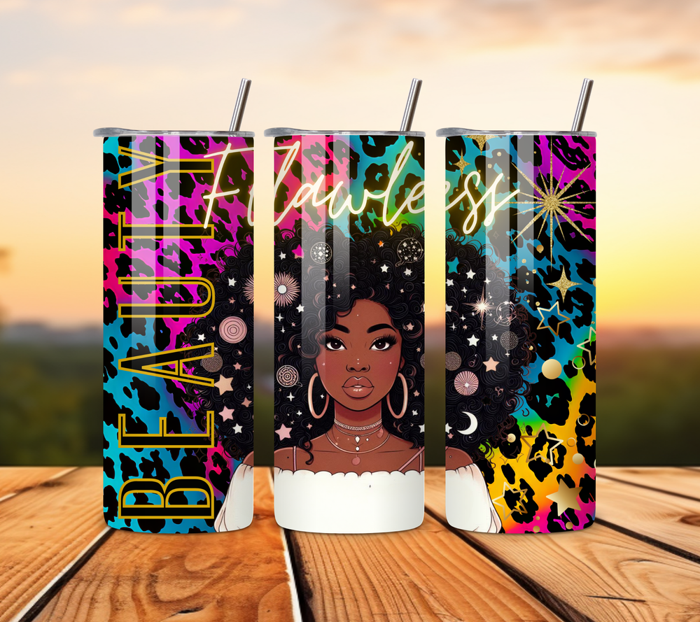 Flawless Beauty - 20 oz Stainless Steel Tumbler