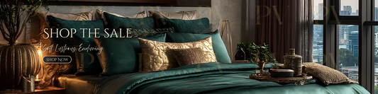 Luxury Bedding Sale- Website Banner Template