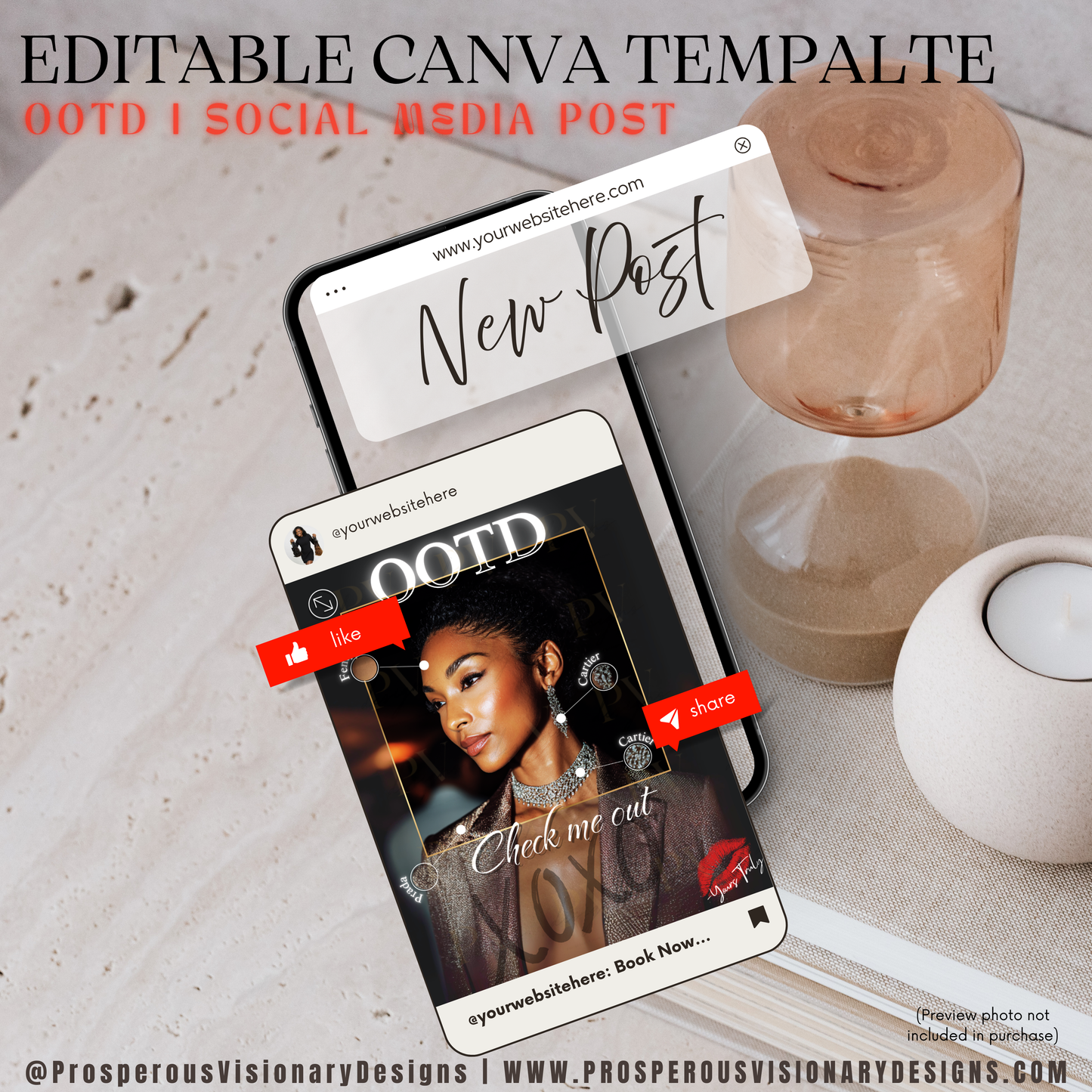OOTD Fashion Post Template