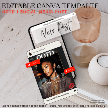 OOTD Fashion Post Template