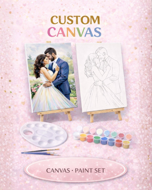 Custom Outline Canvas – Paint Your Own Design